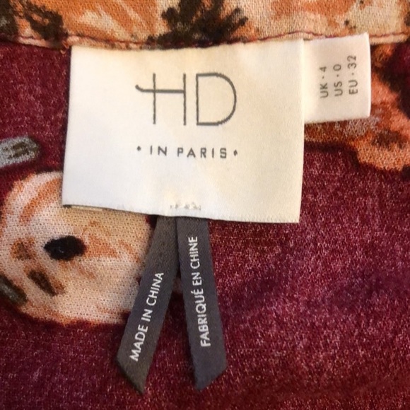 HD in Paris | Anthro Ruby Floral Gail Surplice Wrap Blouse - Picture 10 of 12